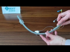 Tube endotrachéal d'aspiration régulière visuelle avec l'intubation à fort débit de vidéo de manchette de basse pression